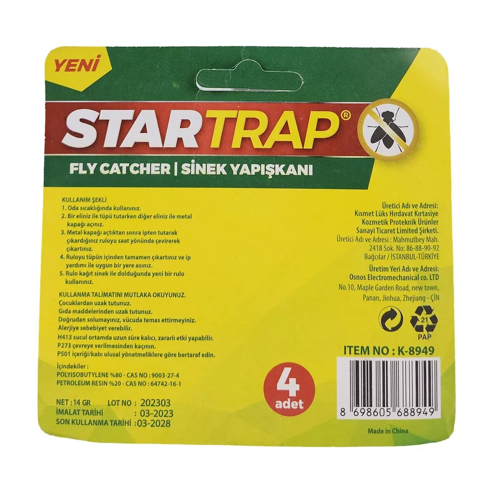 Startrap Sinek Yapışkanı *24ADET