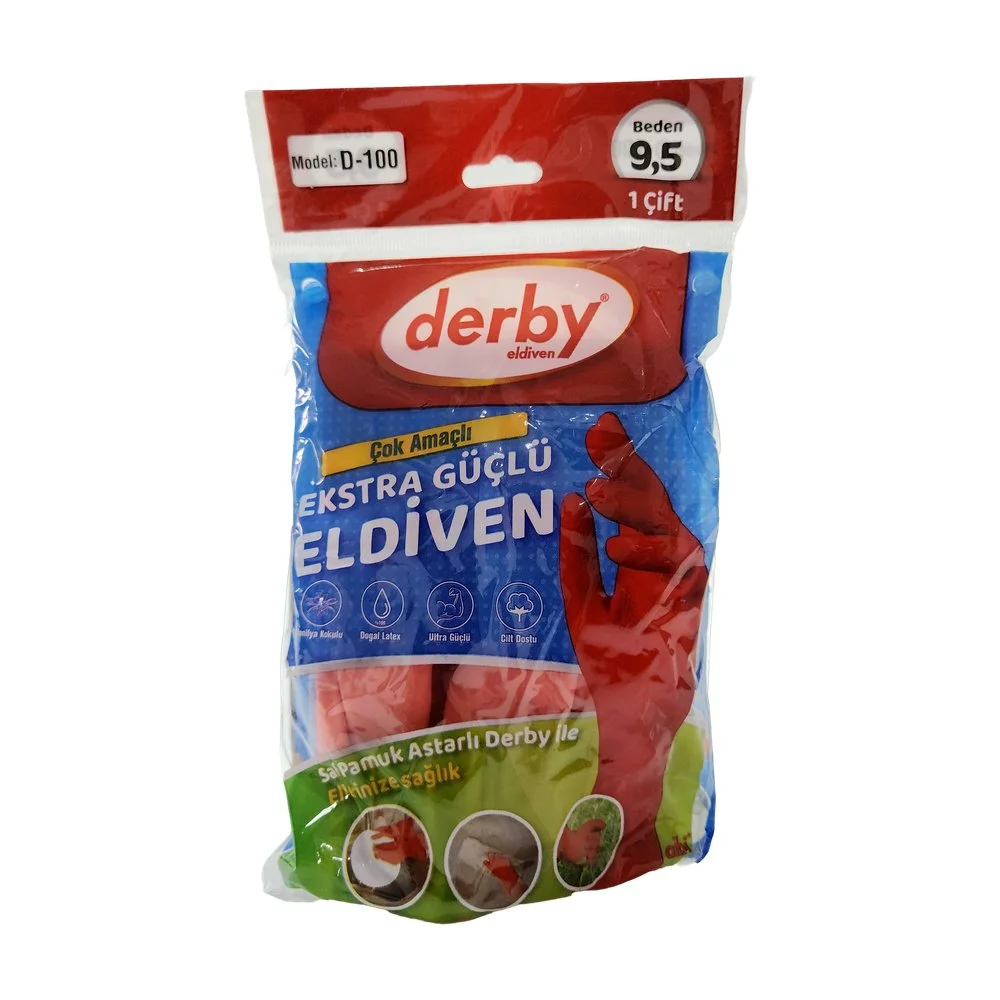 Derby Bulaşık Eldiven No:9,5 Derby Bulaşık Eldiven No:9,5