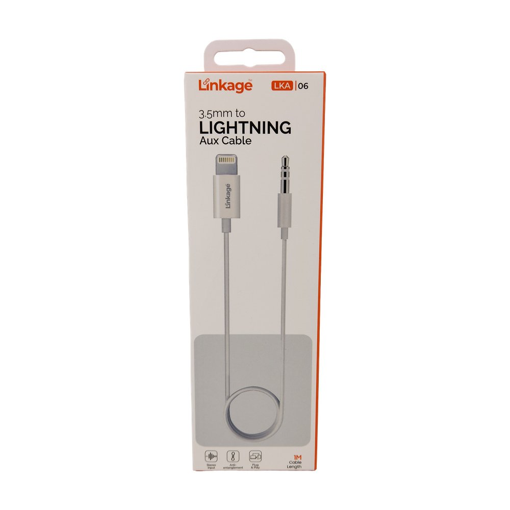 AUX Ses Bağlantı Kablosu Lightning (Iphone) LKA-06 AUX Ses Bağlantı Kablosu Lightning (Iphone) LKA-06
