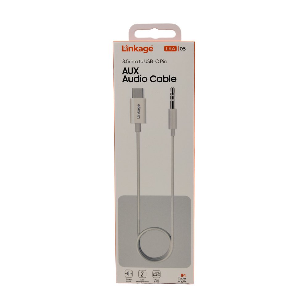 AUX Ses Bağlantı Kablosu Type-C (Geniş) LKA-05 AUX Ses Bağlantı Kablosu Type-C (Geniş) LKA-05