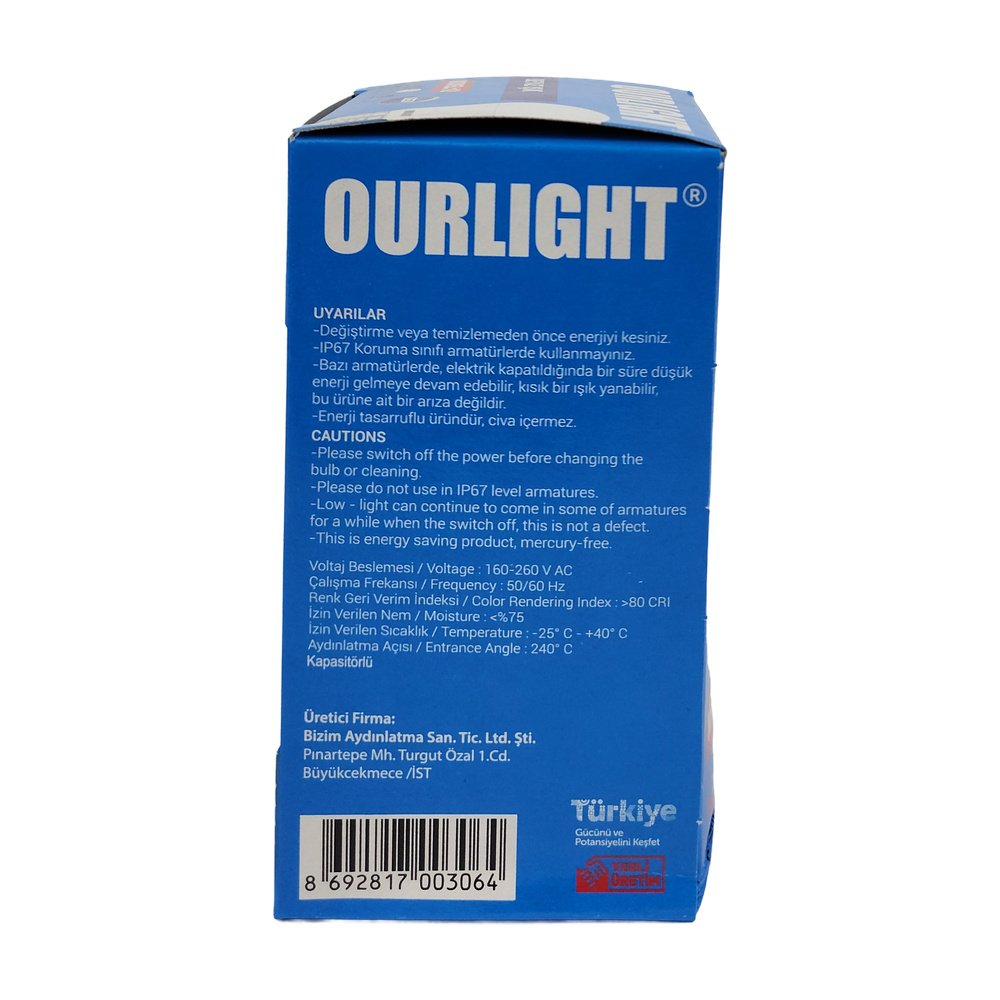 Ourlight Model-12 Led Ampül*10 Ourlight Model-12 Led Ampül*10