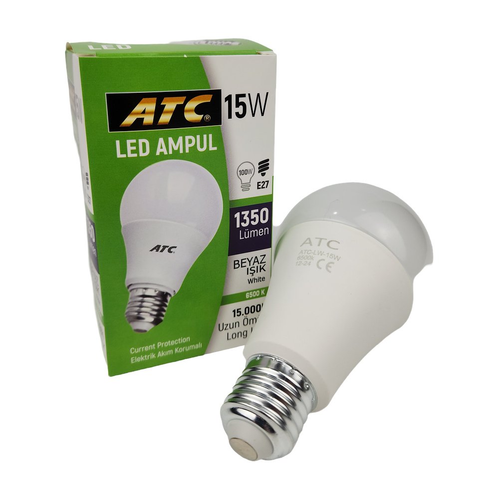 Atc 15W Led Ampul 1350Lümen*10 Atc 15W Led Ampul 1350Lümen*10