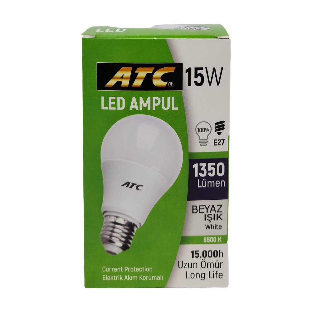 Atc 15W Led Ampul 1350Lümen*10 Atc 15W Led Ampul 1350Lümen*10