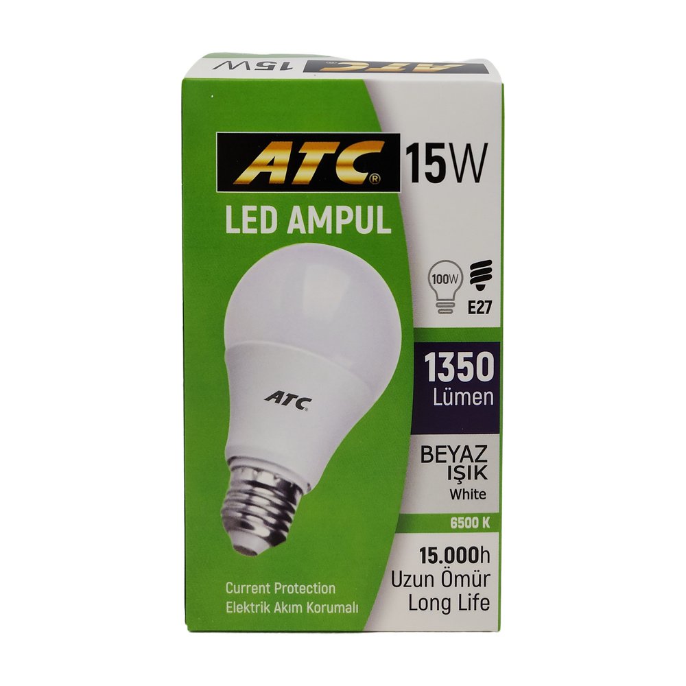 Atc 15W Led Ampul 1350Lümen*10 Atc 15W Led Ampul 1350Lümen*10