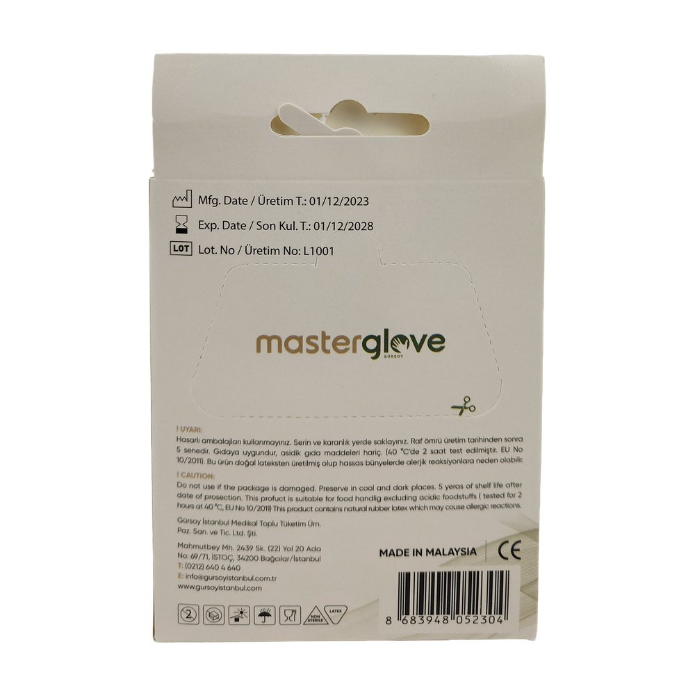 Masterglove 10Lu Muayene Eldeven*15 Masterglove 10Lu Muayene Eldeven*15