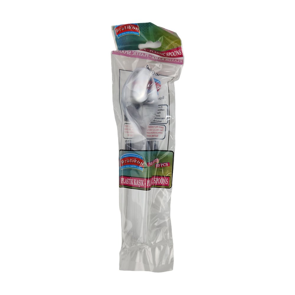 (Koli) Pratikon Plastik Kaşık (Barkodlu) 10 Ad X 50 Pk (Koli) Pratikon Plastik Kaşık (Barkodlu) 10 Ad X 50 Pk