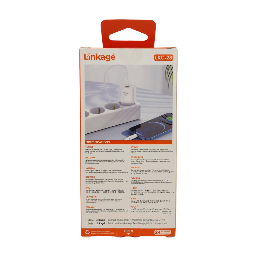 Şarj Soketi PD Type-C Lkc-28 3A-25W Şarj Soketi PD Type-C Lkc-28 3A-25W