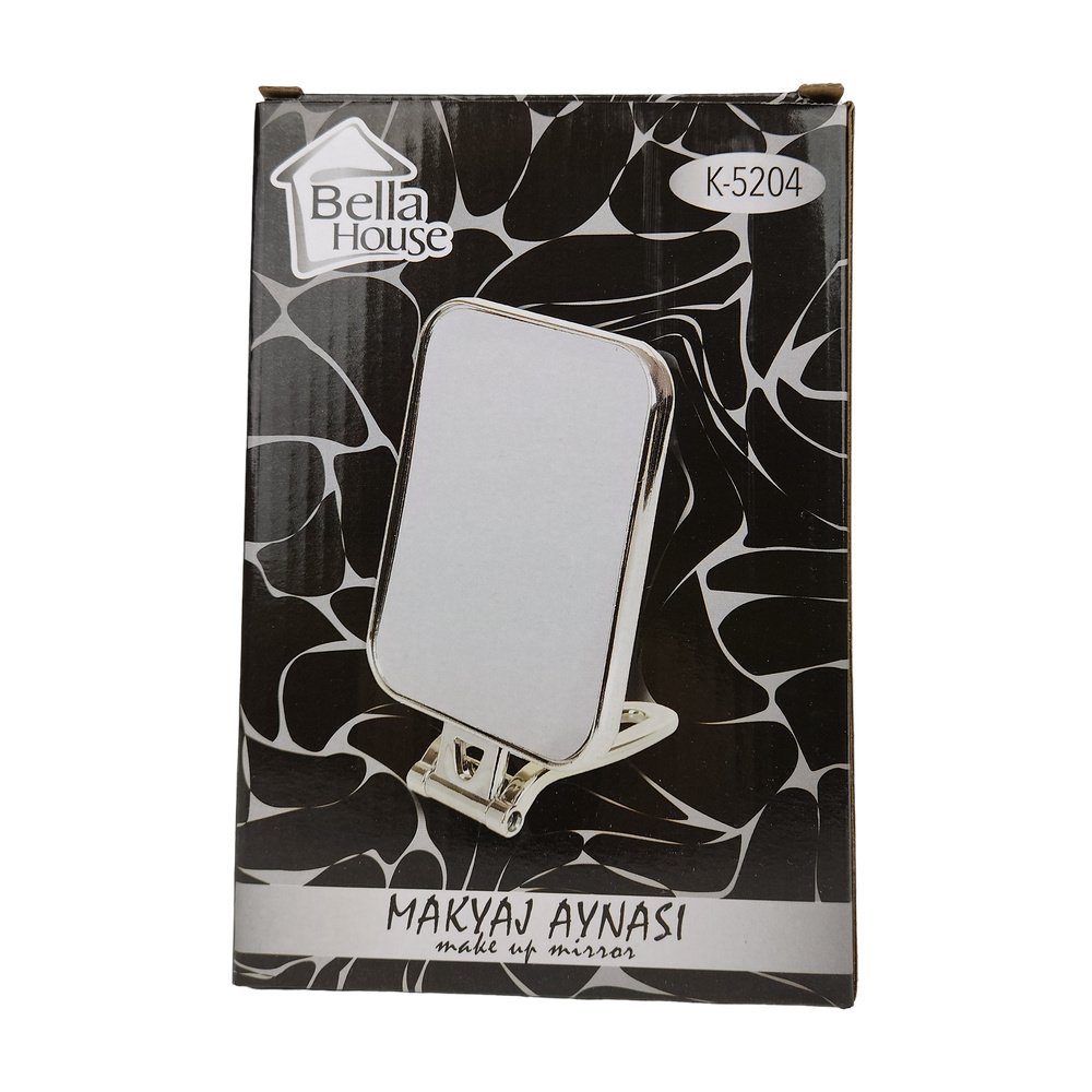 Çift Yönlü Makyaj Aynası Kare K-5204 Çift Yönlü Makyaj Aynası Kare K-5204