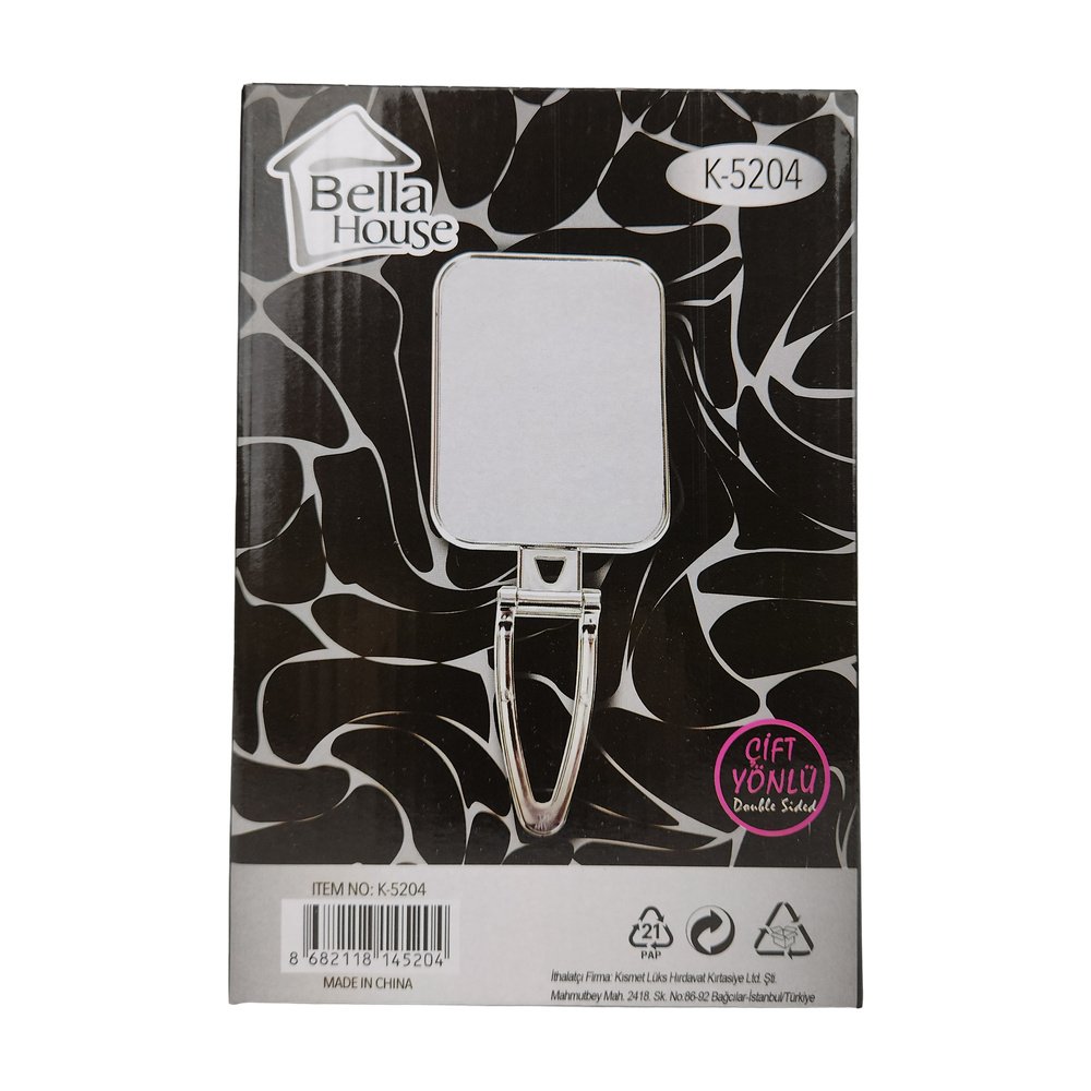 Çift Yönlü Makyaj Aynası Kare K-5204 Çift Yönlü Makyaj Aynası Kare K-5204