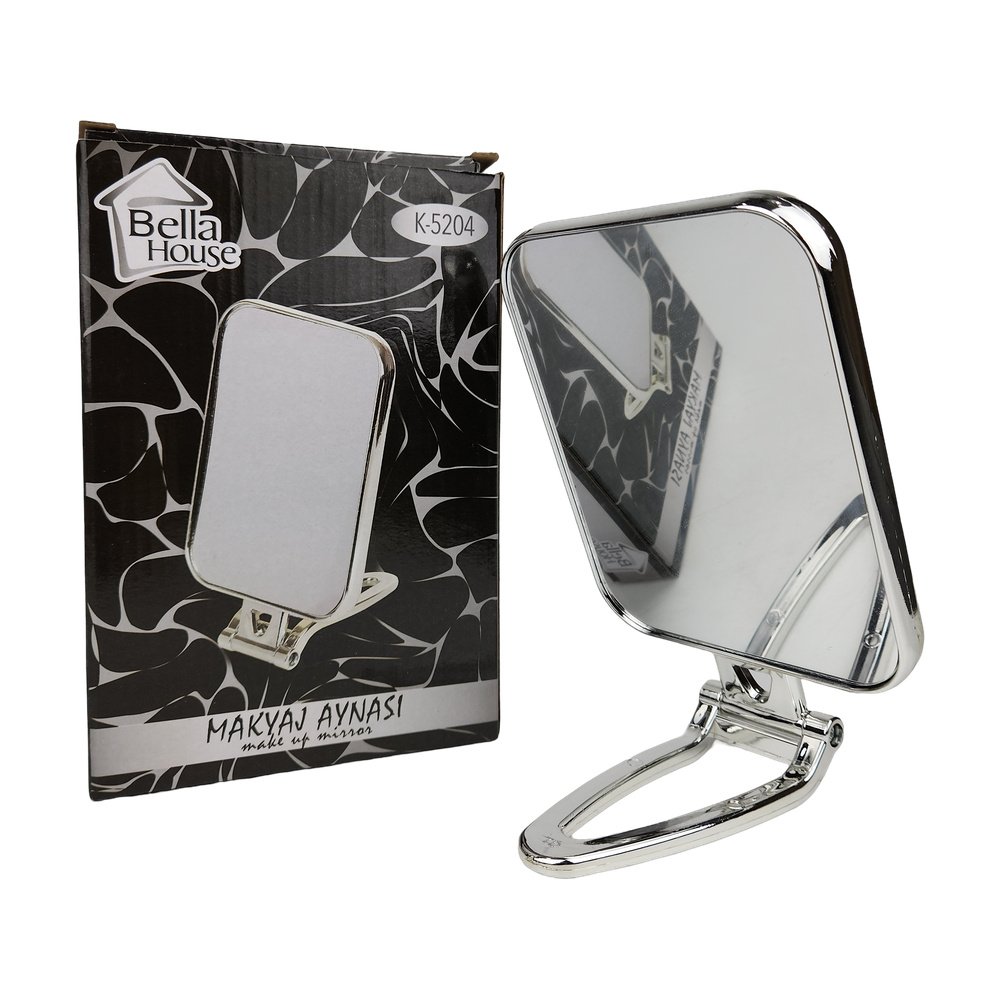 Çift Yönlü Makyaj Aynası Kare K-5204 Çift Yönlü Makyaj Aynası Kare K-5204