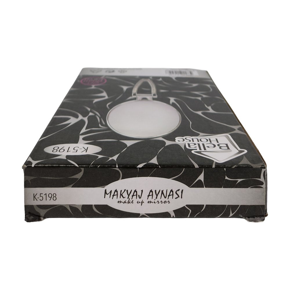 Çift Yönlü Makyaj Aynası Sılver Oval K-5198 Çift Yönlü Makyaj Aynası Sılver Oval K-5198