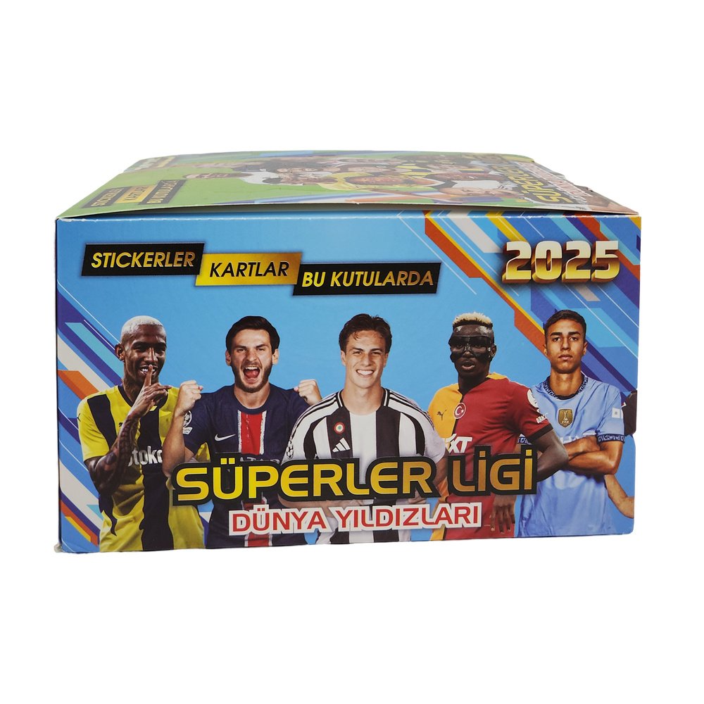 Sporcu Kartı Sticker Hediyeli Süperler Ligi Dünya Yıldızları 6+1 X 24 Adet Sporcu Kartı Sticker Hediyeli Süperler Ligi Dünya Yıldızları 6+1 X 24 Adet