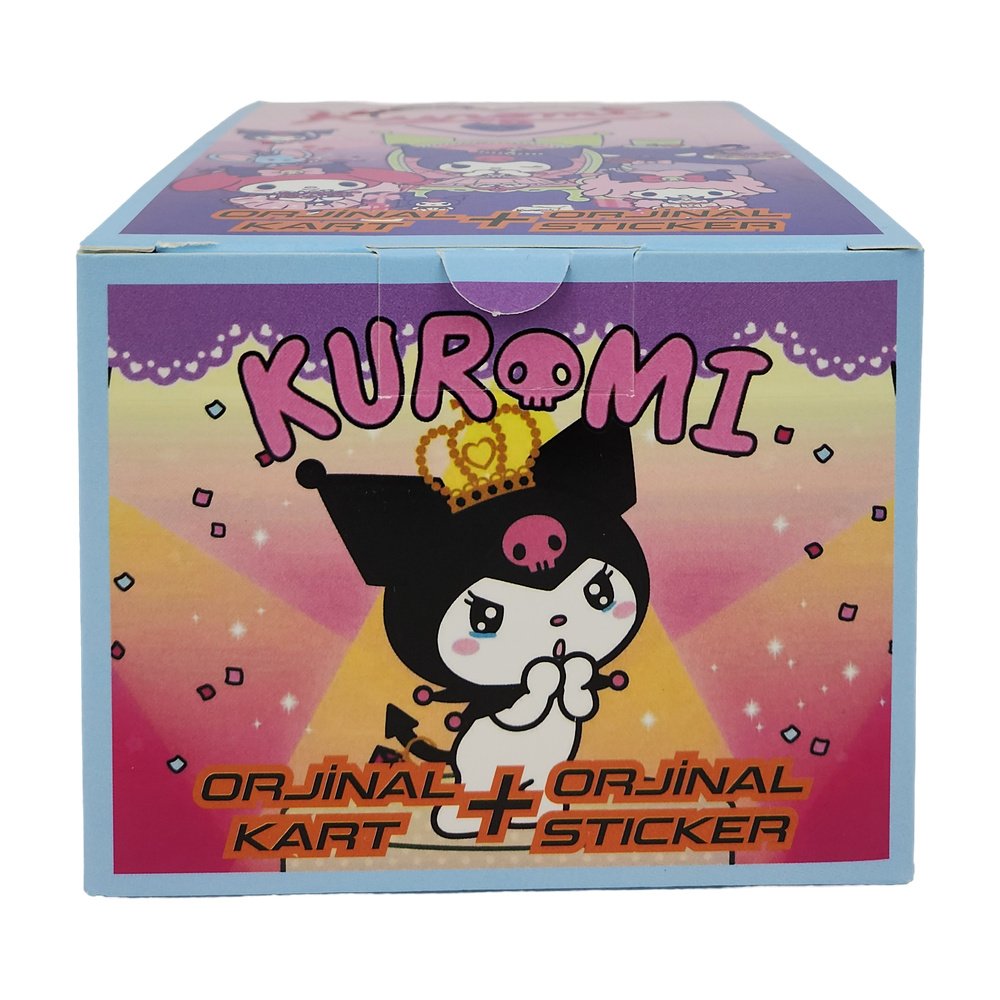 Oyun Kartı Kuromi Sticker Hediyeli 6+1 Kart X 24 Adet