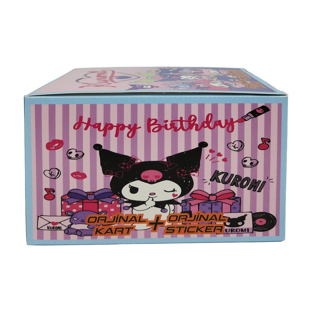 Oyun Kartı Kuromi Sticker Hediyeli 6+1 Kart X 24 Adet