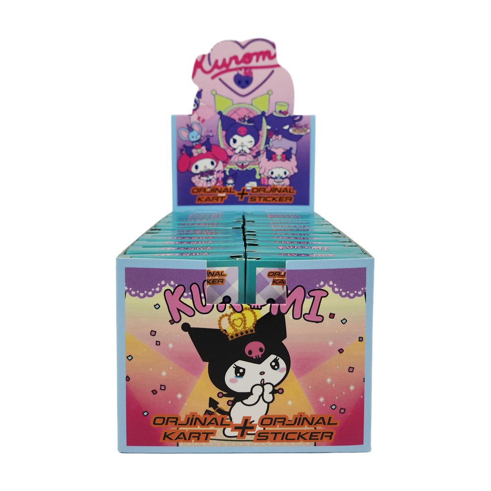 Oyun Kartı Kuromi Sticker Hediyeli 6+1 Kart X 24 Adet