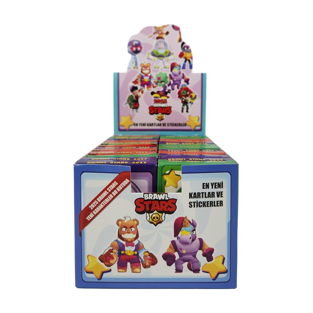 Oyun Kartı Brawl Stars Sticker Hediyeli 6+1 X 24 Adet Oyun Kartı Brawl Stars Sticker Hediyeli 6+1 X 24 Adet