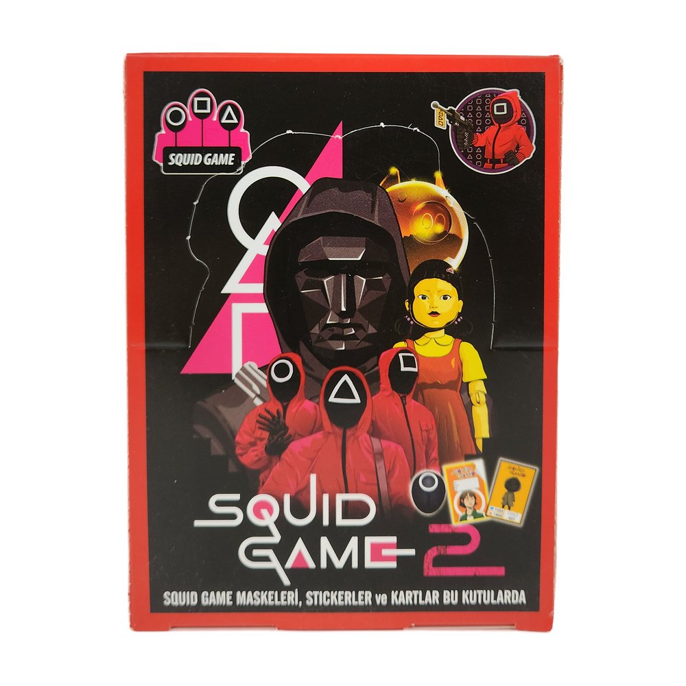 Oyun Kartı Squıd Game Sticker Hediyeli 6+1 Kart X 24 Adet Oyun Kartı Squıd Game Sticker Hediyeli 6+1 Kart X 24 Adet