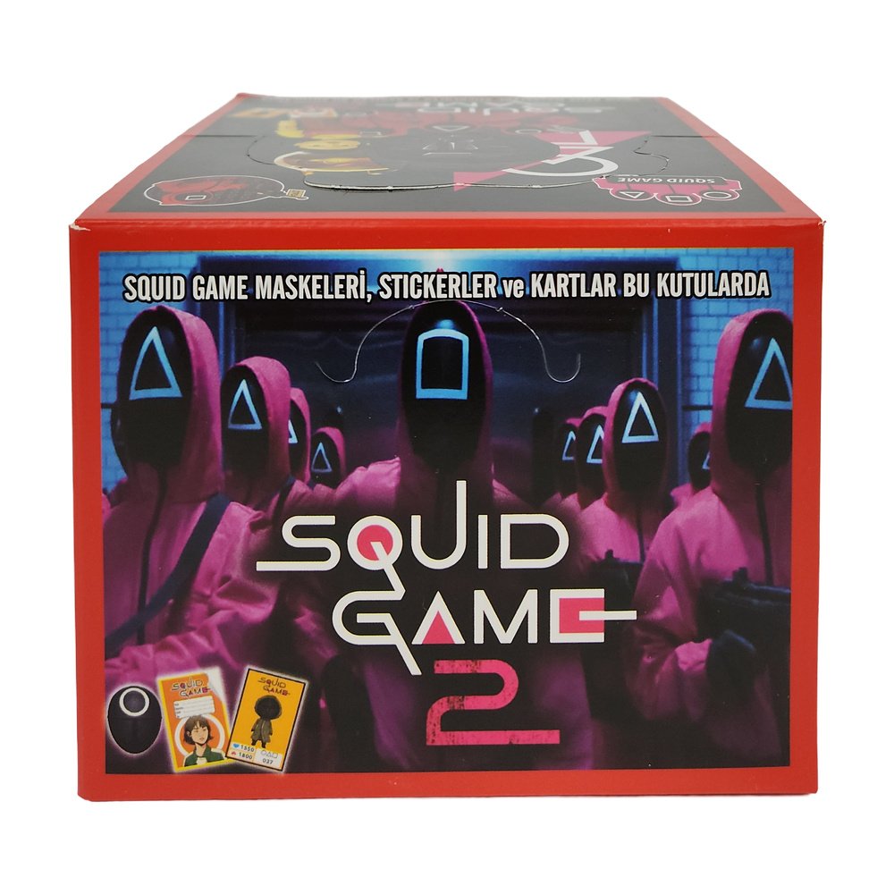 Oyun Kartı Squıd Game Sticker Hediyeli 6+1 Kart X 24 Adet Oyun Kartı Squıd Game Sticker Hediyeli 6+1 Kart X 24 Adet