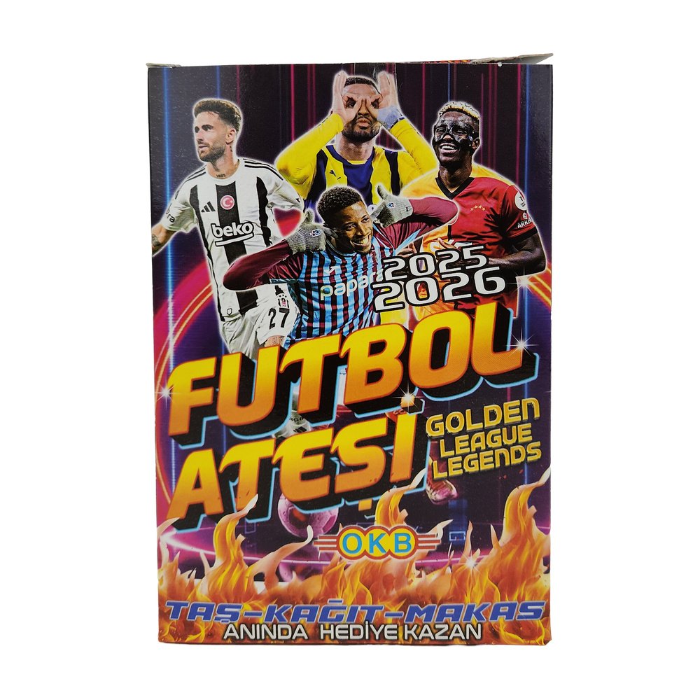 Sporcu Kartı Futbol Ateşi Taş Kağıt Makas 2Li X 200 Adet Sporcu Kartı Futbol Ateşi Taş Kağıt Makas 2Li X 200 Adet