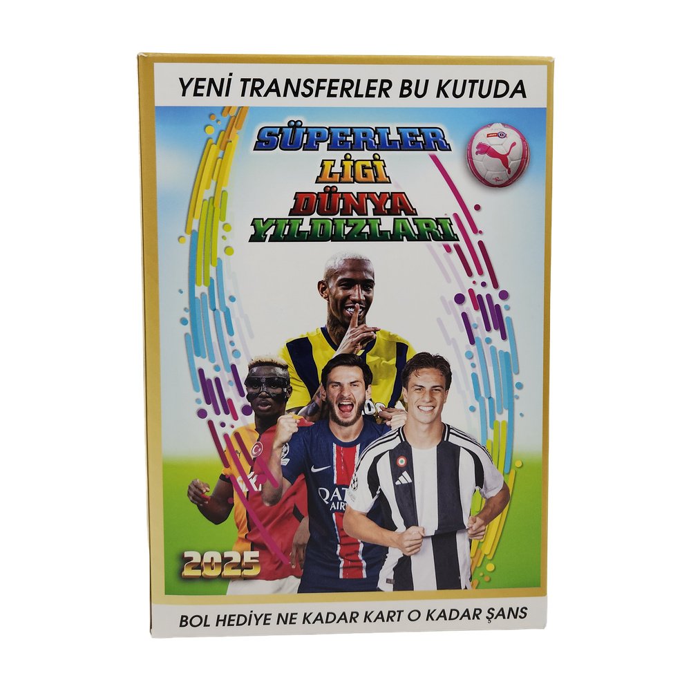 Sporcu Kartı Süperler Ligi Dünya Yıldızı 2Li X 200 Adet Sporcu Kartı Süperler Ligi Dünya Yıldızı 2Li X 200 Adet