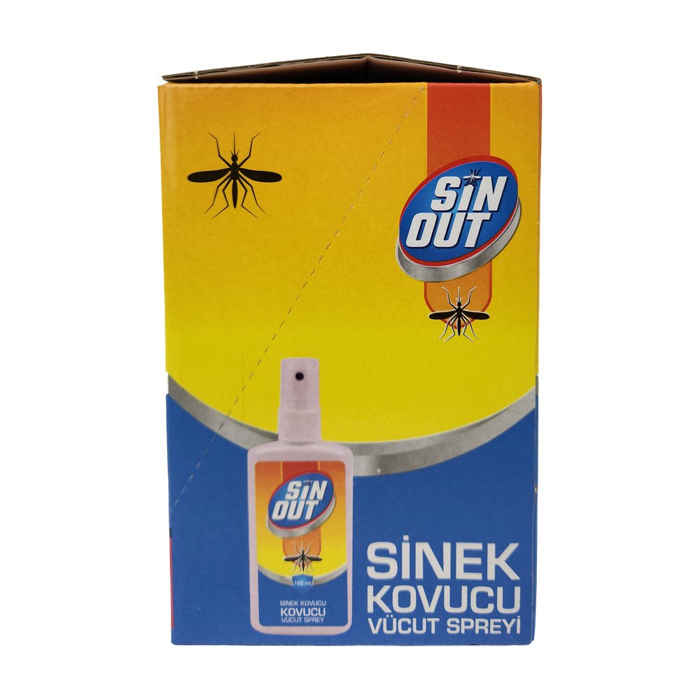 Sinout Sinek Kovucu Vücut Spreyi 100Ml X 12 Adet Sinout Sinek Kovucu Vücut Spreyi 100Ml X 12 Adet