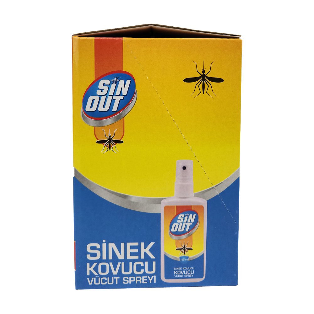Sinout Sinek Kovucu Vücut Spreyi 100Ml X 12 Adet Sinout Sinek Kovucu Vücut Spreyi 100Ml X 12 Adet