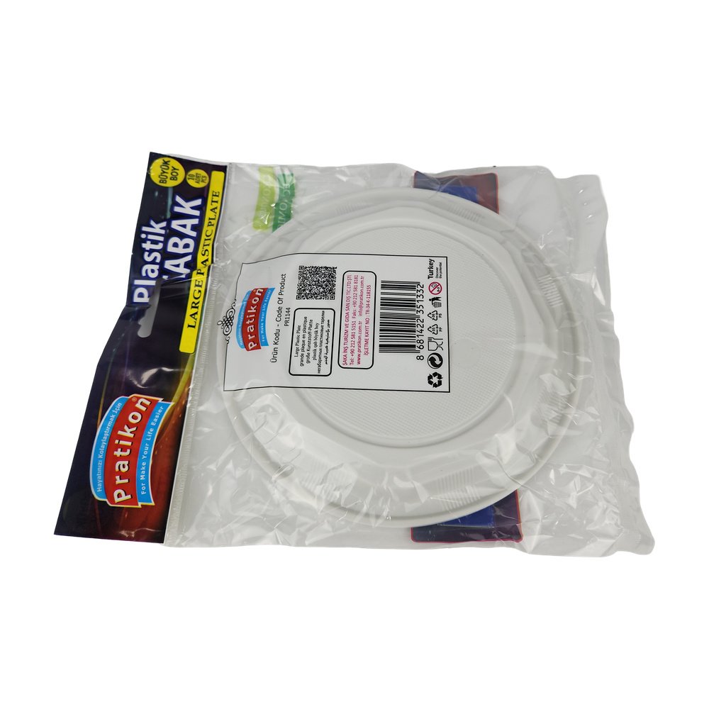 Plastik Tabak*10Ad (Orta)