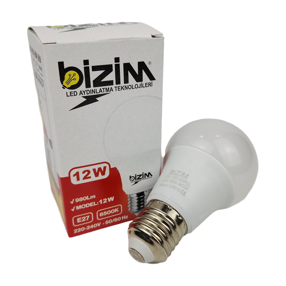BİZİM 12W LED AMPÜL*24AD(GARANTİLİ) BİZİM 12W LED AMPÜL*24AD(GARANTİLİ)