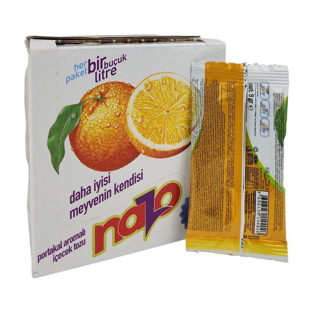 Nazo Portakal Aromalı 9Gr*24 Ad Nazo Portakal Aromalı 9Gr*24 Ad