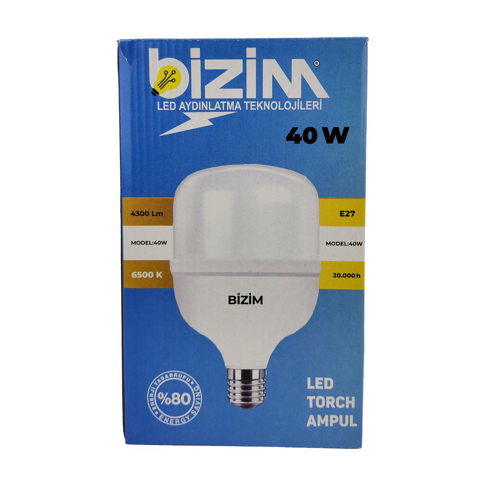 Bizim Torch 40W Led Ampul Bizim Torch 40W Led Ampul