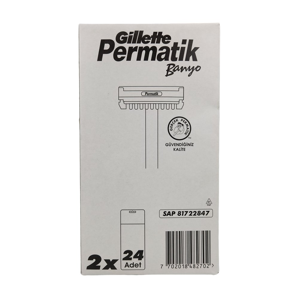 Gillette Permatik Banyo Jilet *48Adet Gillette Permatik Banyo Jilet *48Adet