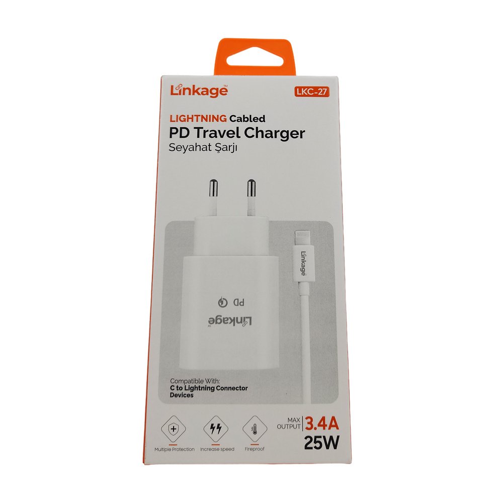 Şarj Aleti Set Lightning - 2.2A - Hızlı Şarj - LKC-27 (Iphone) Şarj Aleti Set Lightning - 2.2A - Hızlı Şarj - LKC-27 (Iphone)