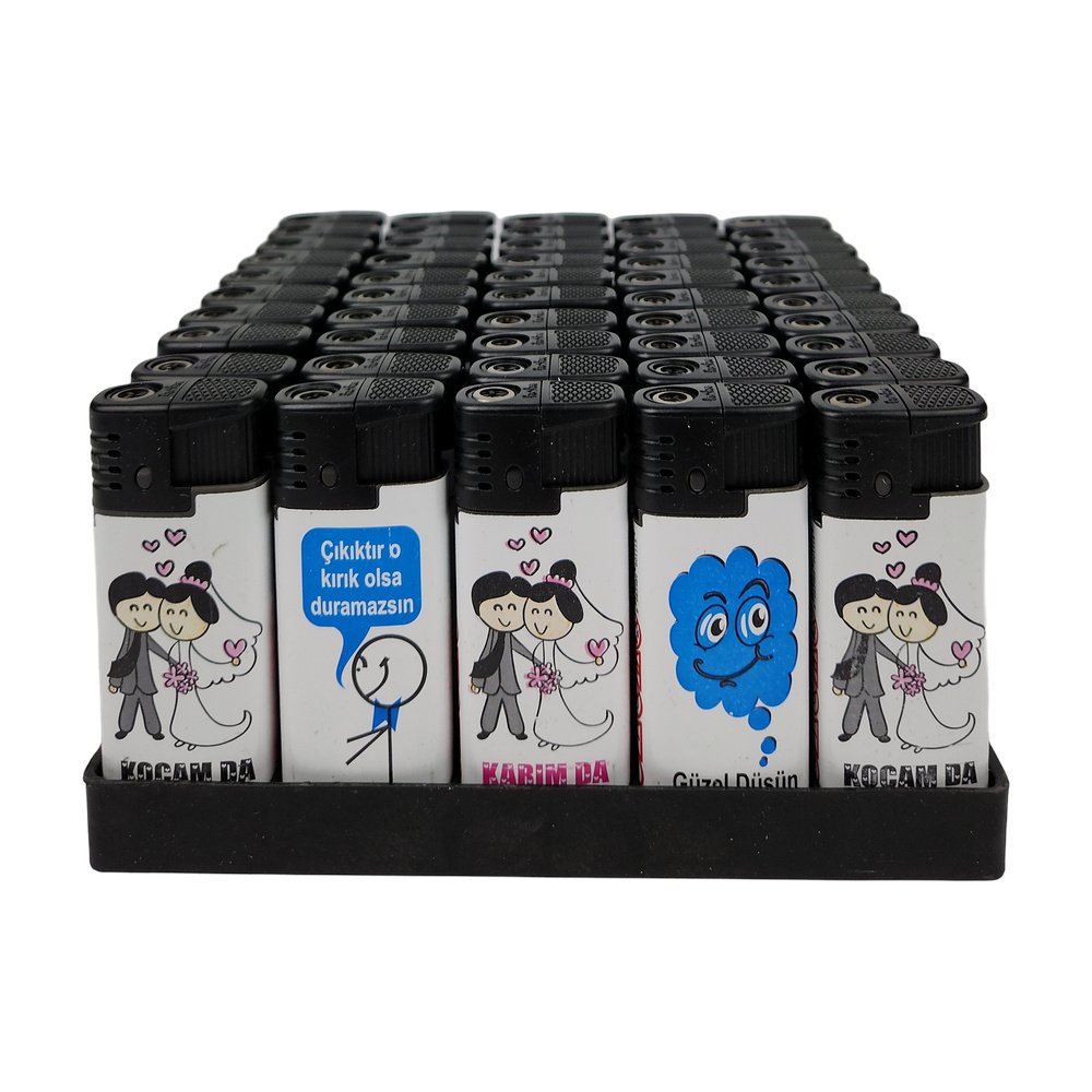 Koko Rüzgarlı Baskılı Çakmak Karikatür Desen *50Ad Koko Rüzgarlı Baskılı Çakmak Karikatür Desen *50Ad