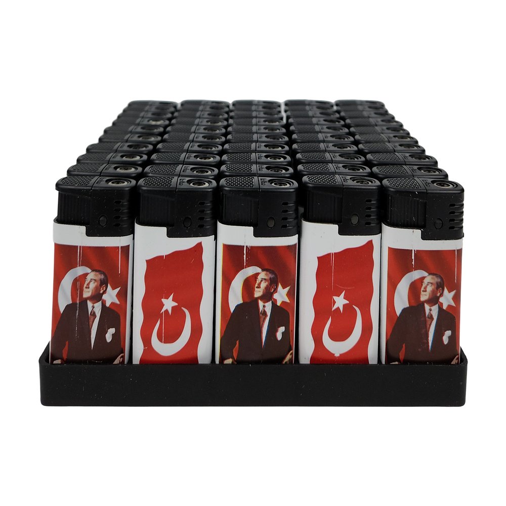 Koko Rüzgarda Yanan Turbo Çakmak Bayraklı *50Ad Koko Rüzgarda Yanan Turbo Çakmak Bayraklı *50Ad