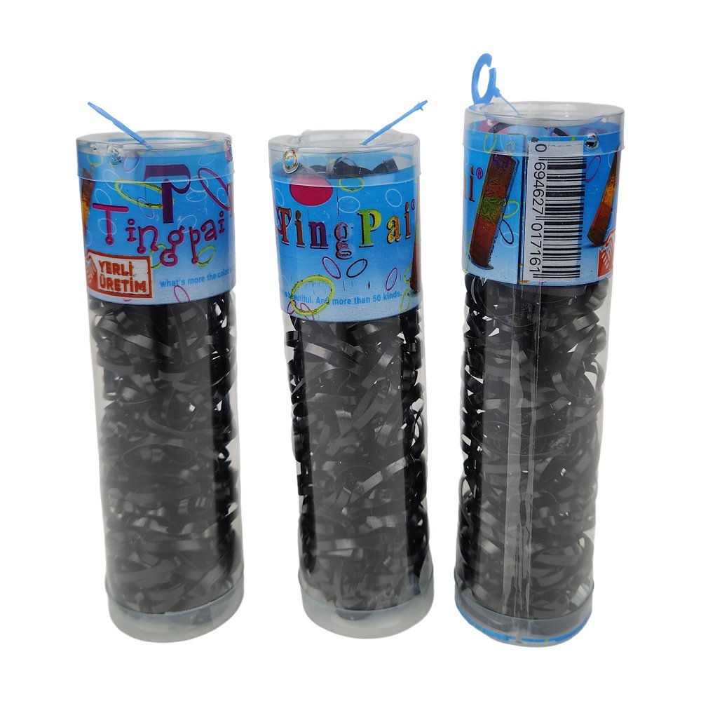Perma Lastik (Tüp Toka) *12Tüp Siyah Perma Lastik (Tüp Toka) *12Tüp Siyah