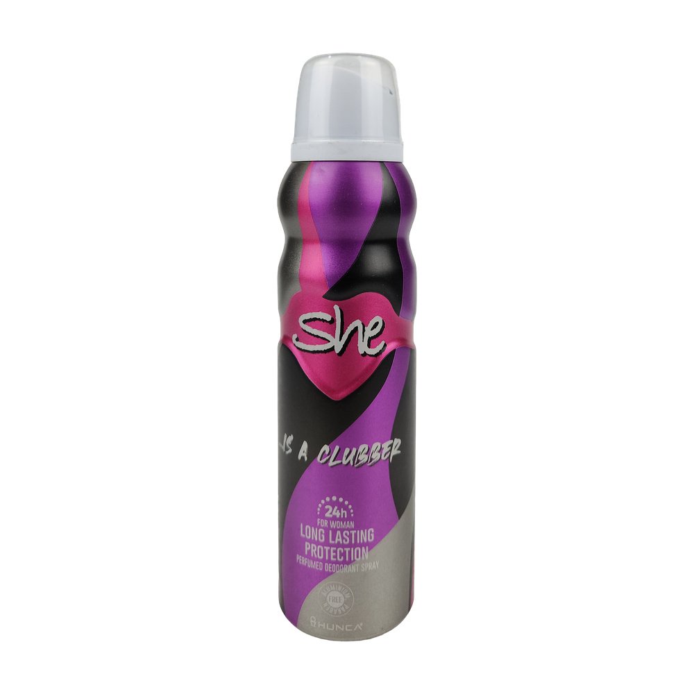 She Kadın Deodorant İs A Clubber ! 150 Ml She Kadın Deodorant İs A Clubber ! 150 Ml