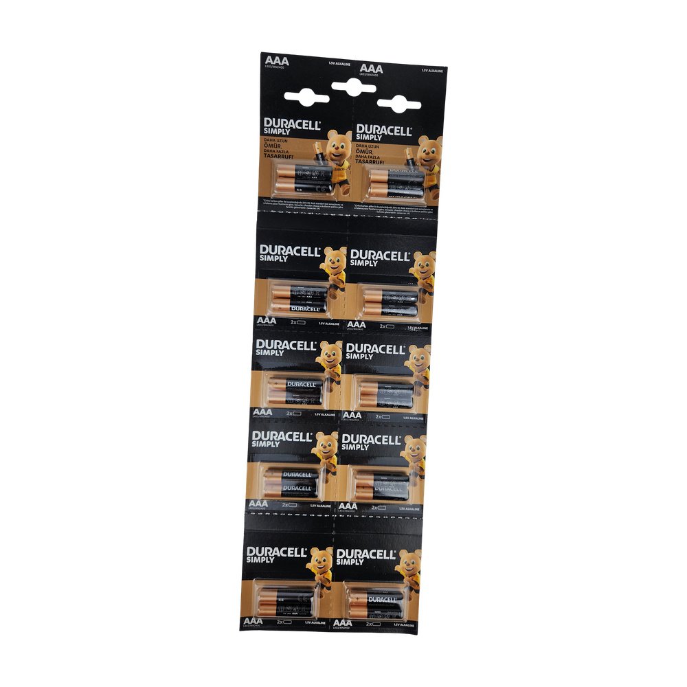 Duracell İnce Pil *20Adet Duracell İnce Pil *20Adet