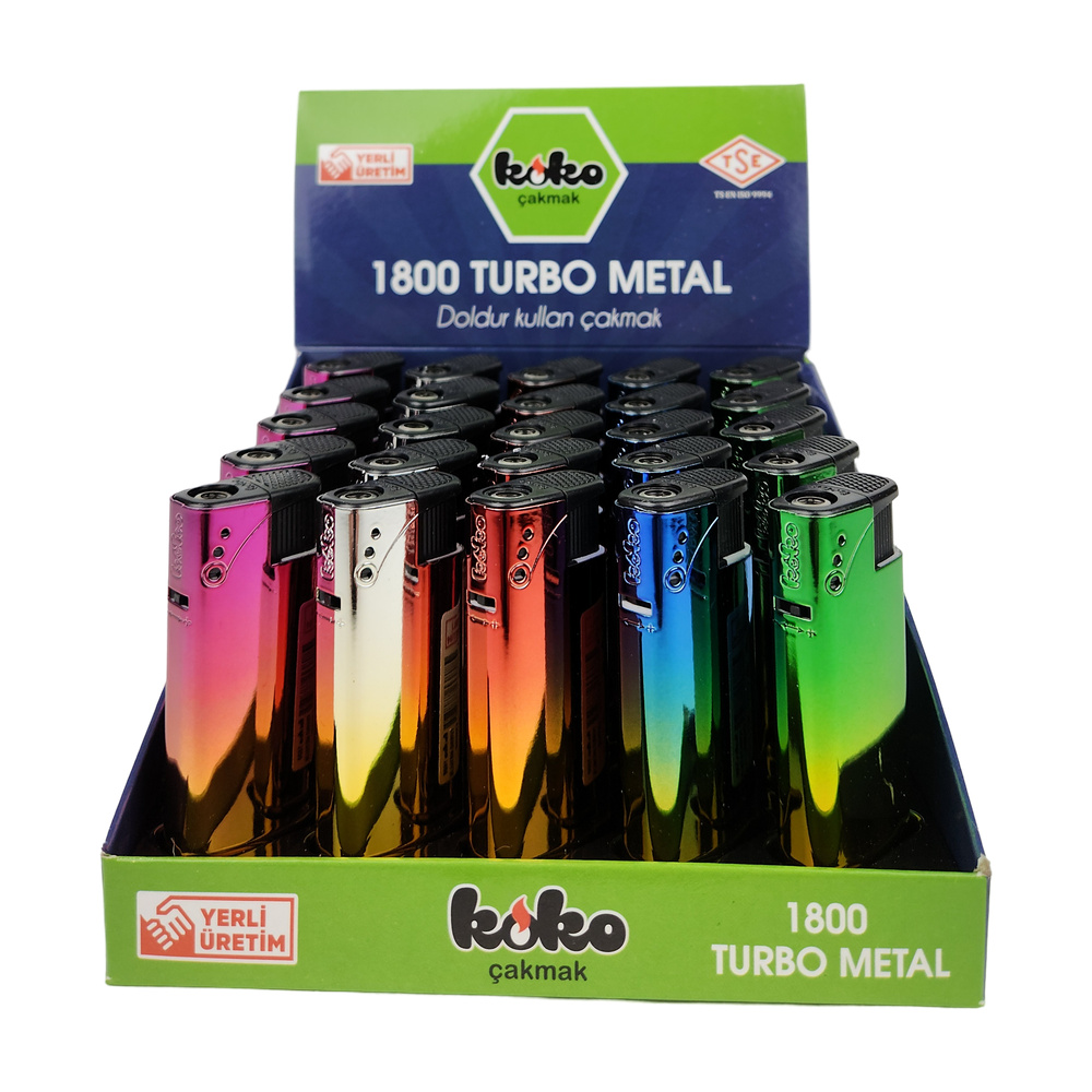 Koko Metal Rüzgarlı Çakmak *25AD Koko Metal Rüzgarlı Çakmak *25AD
