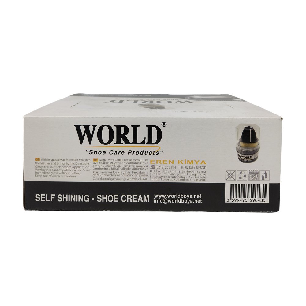 World 55Gr Ayakkabı Boyası*12Ad World 55Gr Ayakkabı Boyası*12Ad