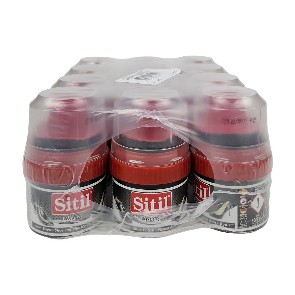 Sitil Ufak Ayakkabı Boyası Siyah 50Gr*12Ad Sitil Ufak Ayakkabı Boyası Siyah 50Gr*12Ad