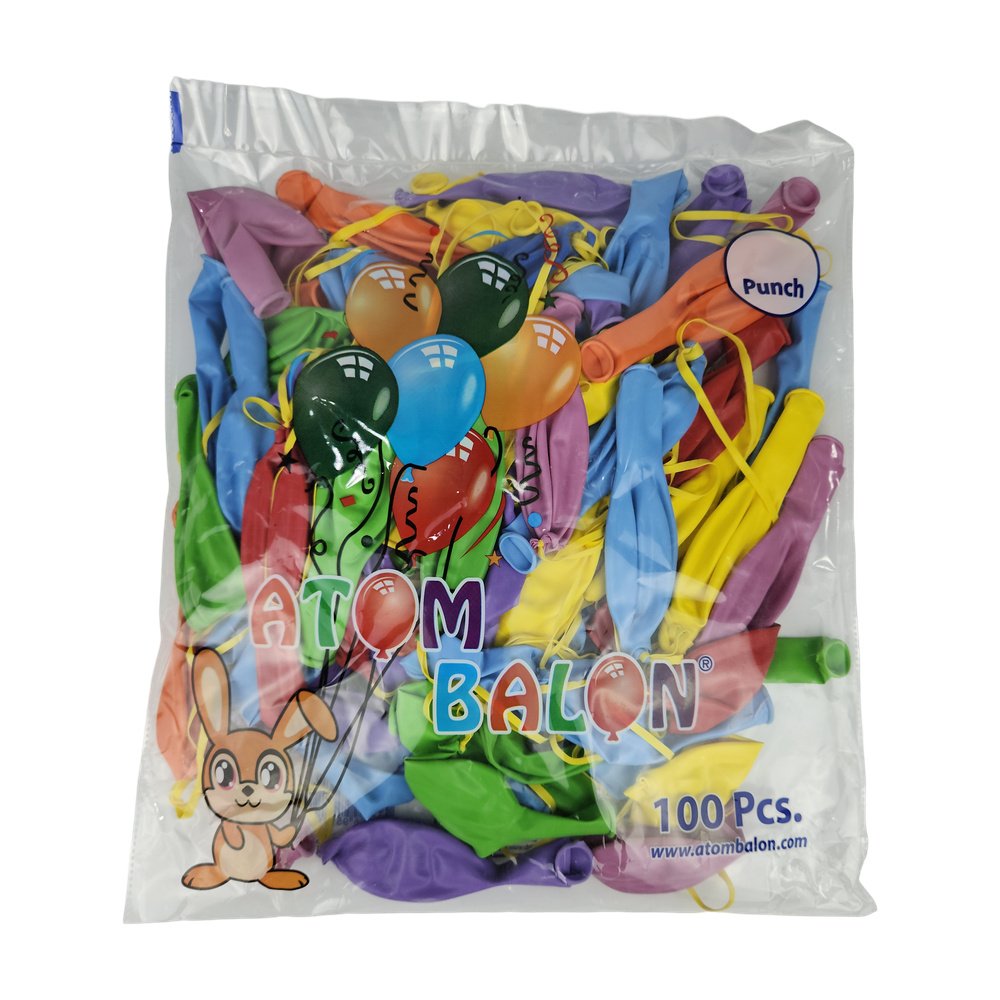 Balon Punch Atom *100Lü Balon Punch Atom *100Lü