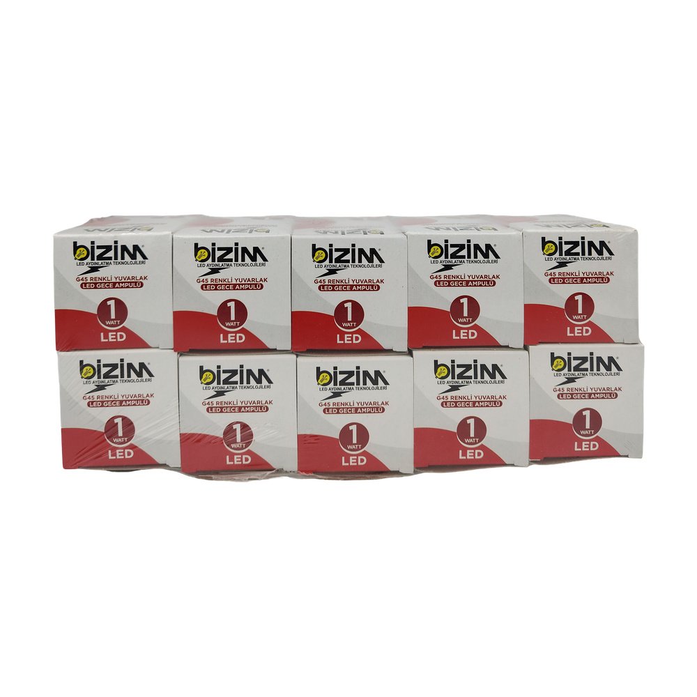 Bizim Gece Ampul 10W Kırmızı *10 Ad Bizim Gece Ampul 10W Kırmızı *10 Ad