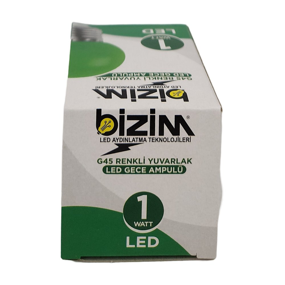 Bizim Gece Ampul 10W Yeşil *10 Ad Bizim Gece Ampul 10W Yeşil *10 Ad