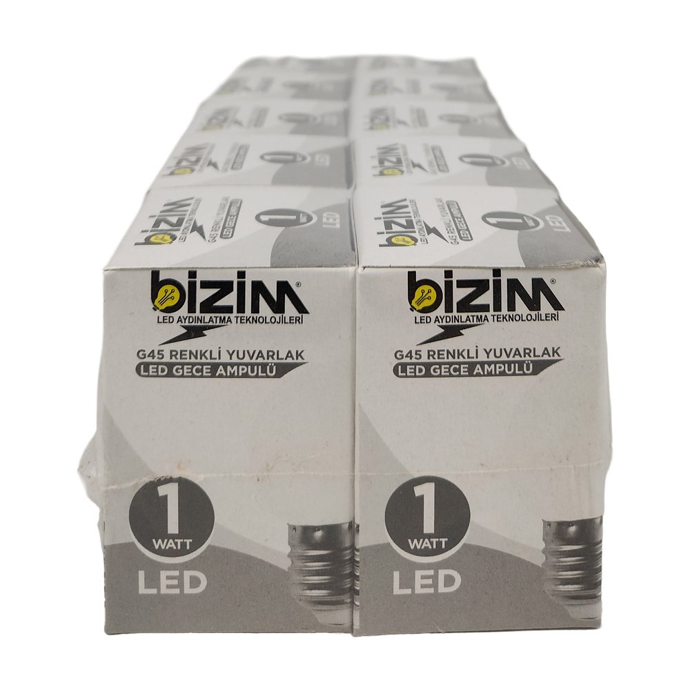 Bizim Gece Ampul 10W Beyaz *10 Ad Bizim Gece Ampul 10W Beyaz *10 Ad