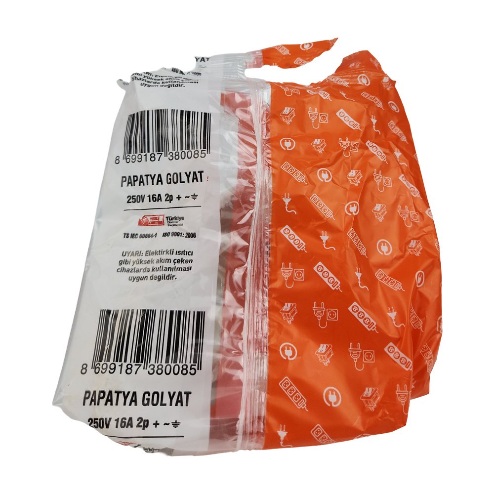 3Lü Golyat Piriz Düz 3Lü Golyat Piriz Düz