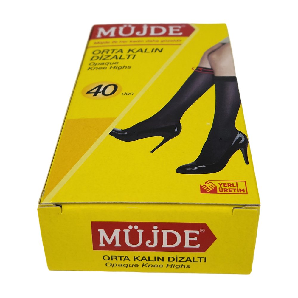 Müjde Ortakalın Dizaltı Çorap Siyah *24Ad Müjde Ortakalın Dizaltı Çorap Siyah *24Ad