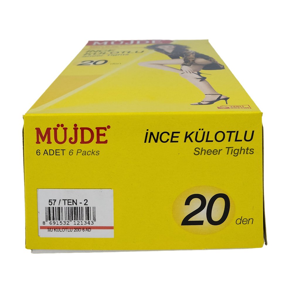 Müjde Külotlu Çorap Ten Rengi 2 Beden *6Ad Müjde Külotlu Çorap Ten Rengi 2 Beden *6Ad