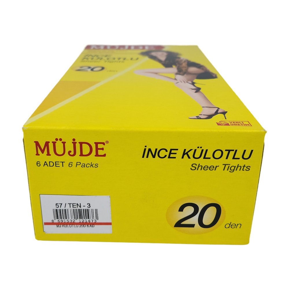 Müjde Külotlu Çorap Ten Rengi 3 Beden *6Ad Müjde Külotlu Çorap Ten Rengi 3 Beden *6Ad