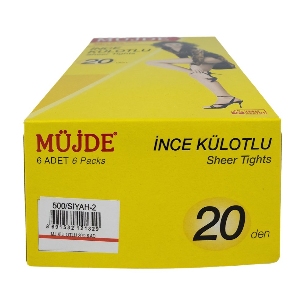 Müjde Külotlu Çorap Siyah 2 Beden *6Ad Müjde Külotlu Çorap Siyah 2 Beden *6Ad