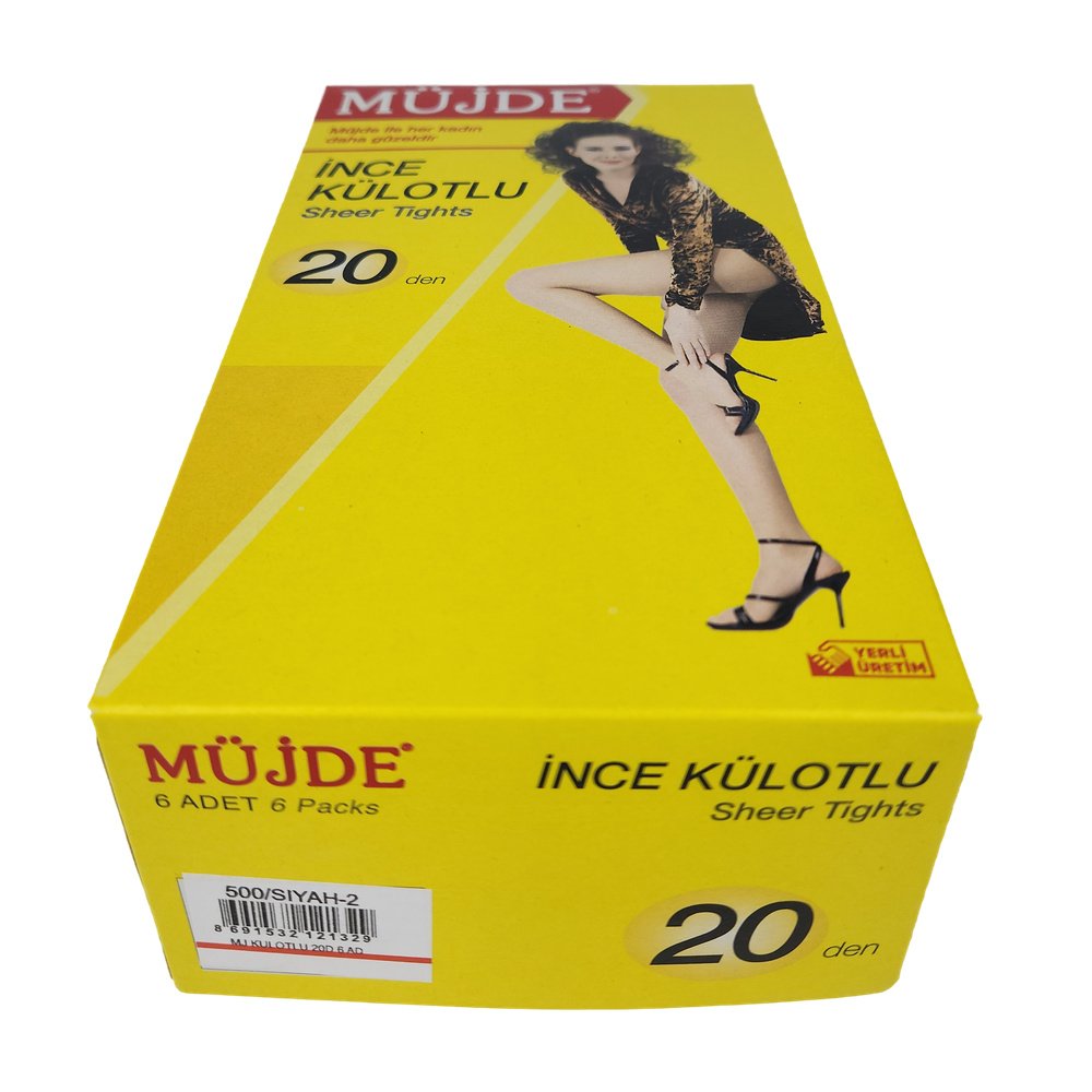 Müjde Külotlu Çorap Siyah 2 Beden *6Ad Müjde Külotlu Çorap Siyah 2 Beden *6Ad